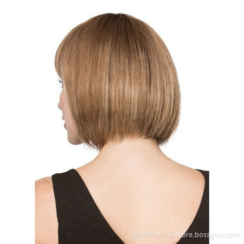 The best-selling 13-inch short  part of high temperature synthetic filament weave Bob wig wigs for  women